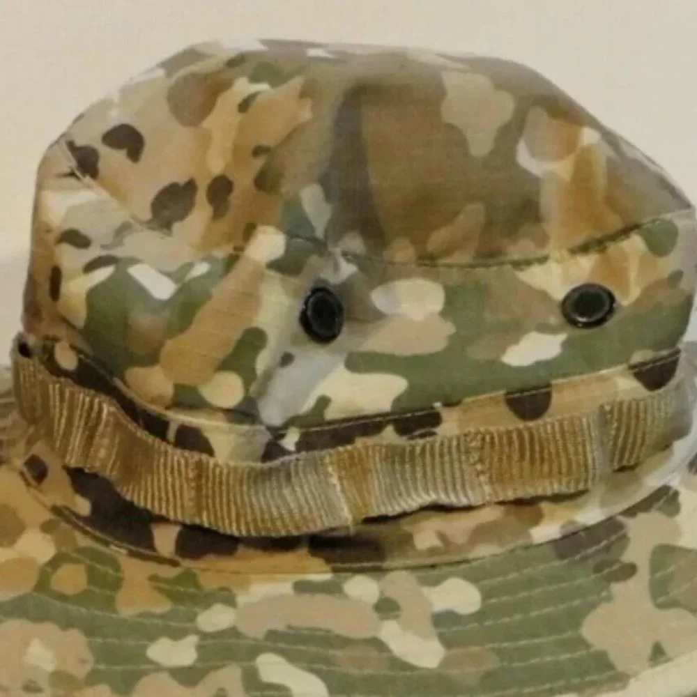 Mil Tec By Sturm Military Grade Camo Hat Loop Band On Crown Drawstring Close Med - Picture 2 of 4